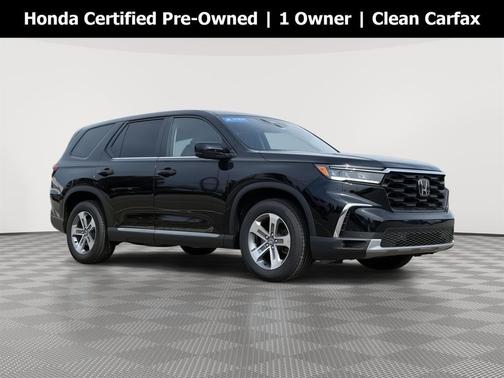 Crystal Black Pearl 2025 Honda Pilot EX-L