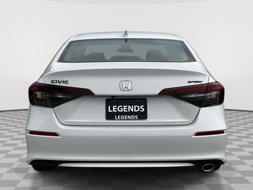 Platinum White Pearl 2026 Honda Civic Sport