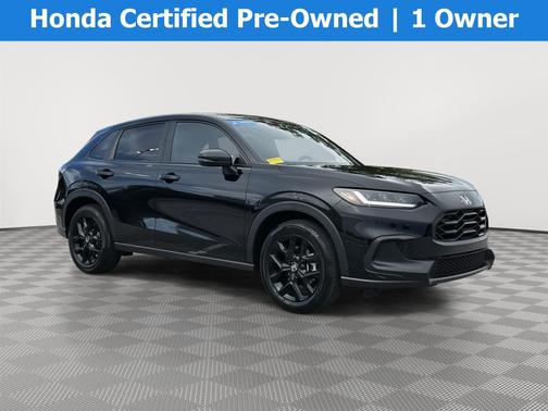 Crystal Black Pearl 2025 Honda HR-V 2WD Sport