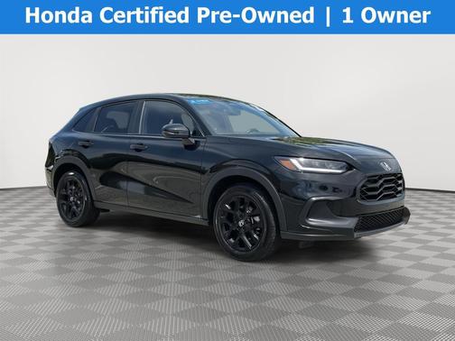 Crystal Black Pearl 2025 Honda HR-V 2WD Sport