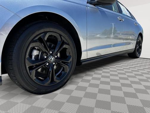 Solar Silver Metallic 2025 Honda Accord LX 1.5T