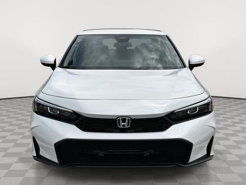 Platinum White Pearl 2026 Honda Civic LX
