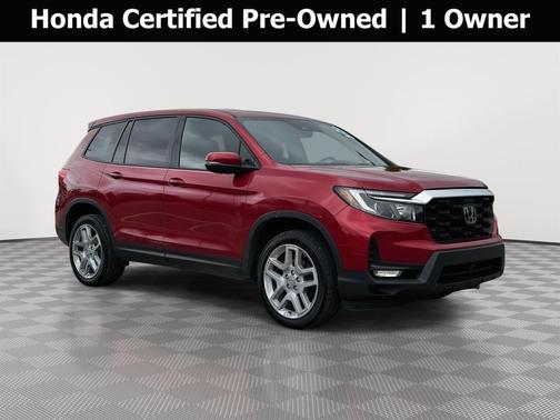 Radiant Red Metallic II 2024 Honda Passport AWD EX-L