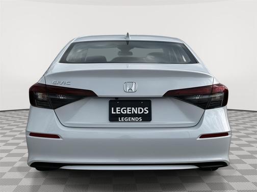 Platinum White Pearl 2026 Honda Civic LX