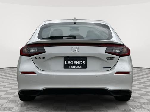 Platinum White Pearl 2026 Honda Civic Hybrid Sport Touring
