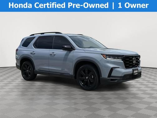 Sonic Gray Pearl 2025 Honda Pilot Black Edition
