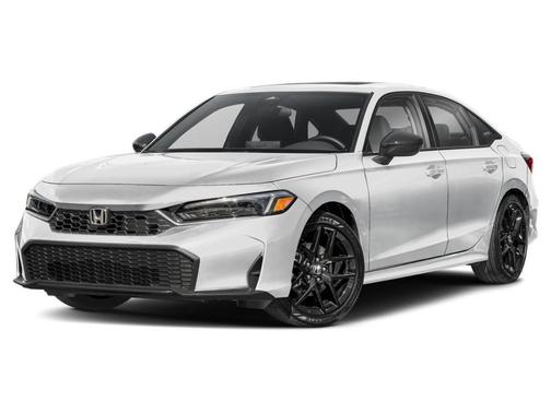 Platinum White Pearl 2026 Honda Civic Hybrid Sport
