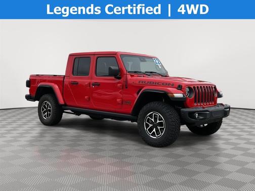 Firecracker Red Clearcoat 2022 Jeep Gladiator Rubicon
