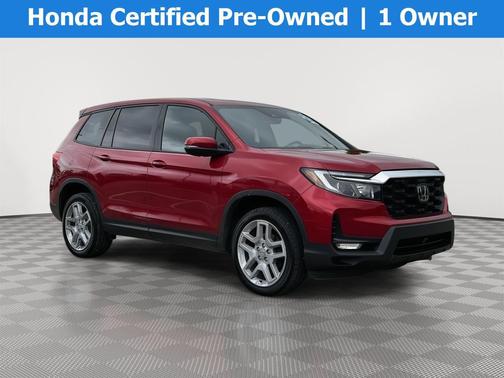 Radiant Red Metallic II 2024 Honda Passport AWD EX-L