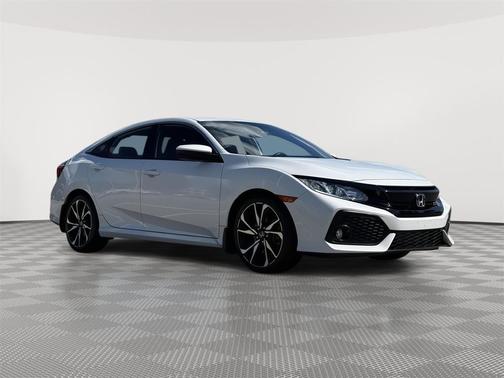 Platinum White Pearl 2019 Honda Civic Si Base