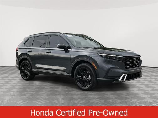 Meteorite Gray Metallic 2026 Honda CR-V Hybrid Sport Touring AWD