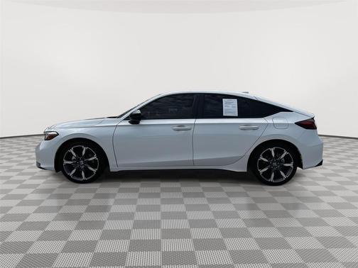 Platinum White Pearl 2026 Honda Civic Hybrid Sport Touring