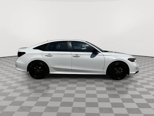 Platinum White Pearl 2026 Honda Civic Hybrid Sport