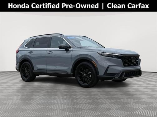 Urban Gray Pearl 2025 Honda CR-V Hybrid Sport FWD