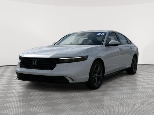 Platinum White Pearl 2026 Honda Accord Hybrid EX-L