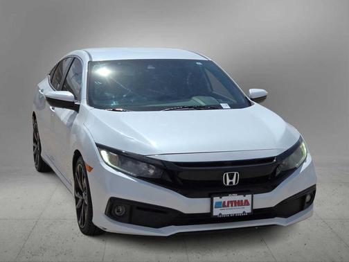Platinum White Pearl 2021 Honda Civic Sport