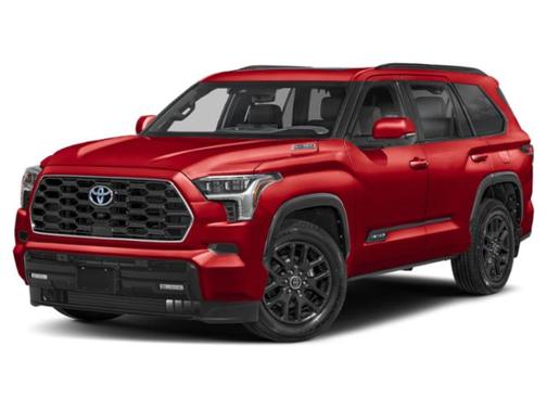 Supersonic Red 2025 Toyota Sequoia Platinum