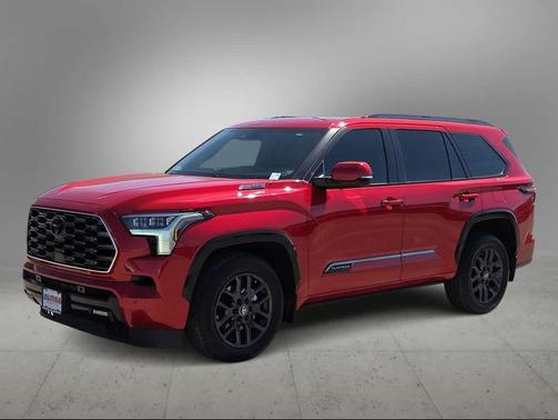 Supersonic Red 2025 Toyota Sequoia Platinum