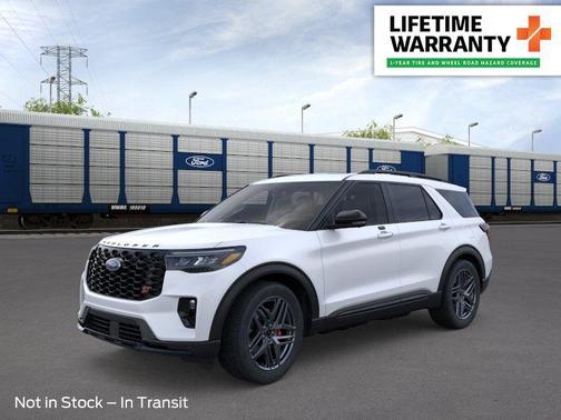 Star White Metallic Tri-Coat 2026 Ford Explorer ST