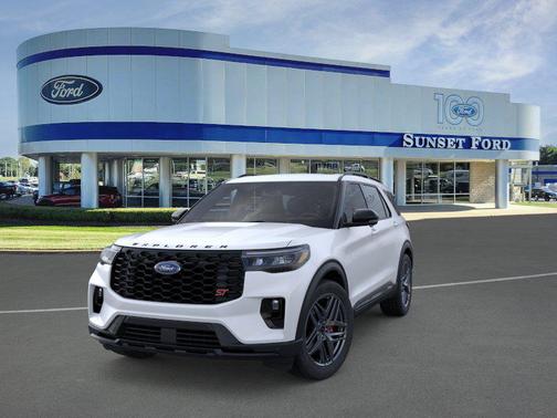 Star White Metallic Tri-Coat 2026 Ford Explorer ST