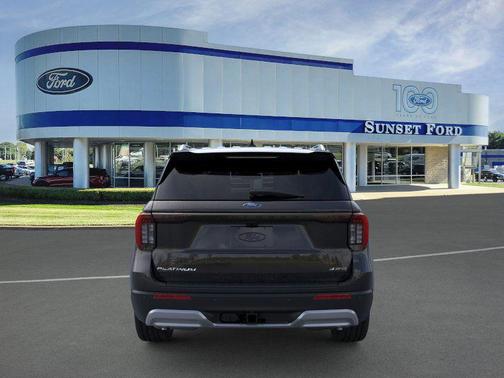 Agate Black Metallic 2026 Ford Explorer Platinum