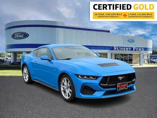 Grabber Blue Metallic 2024 Ford Mustang GT Premium