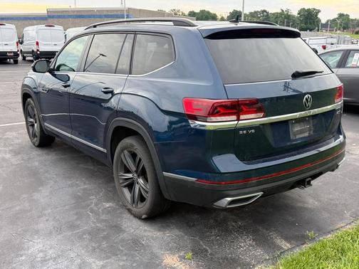 Tourmaline Blue Metallic 2021 Volkswagen Atlas 3.6L SE w/Technology