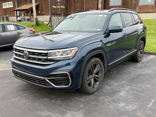 Tourmaline Blue Metallic 2021 Volkswagen Atlas 3.6L SE w/Technology