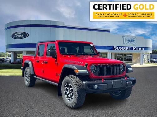 Firecracker Red Clearcoat 2024 Jeep Gladiator Rubicon