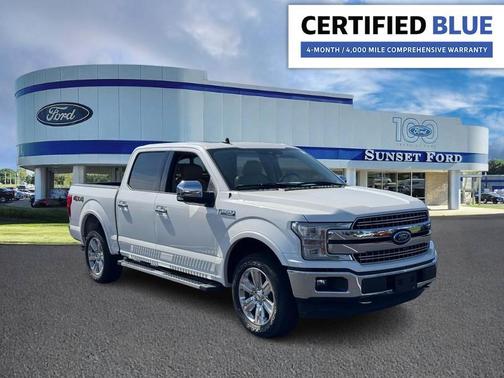 Star White Metallic Tri-Coat 2020 Ford F-150 Lariat