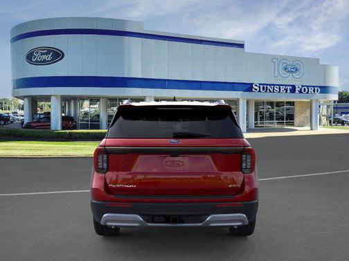 Rapid Red Metallic Tinted Clearcoat 2026 Ford Explorer Platinum