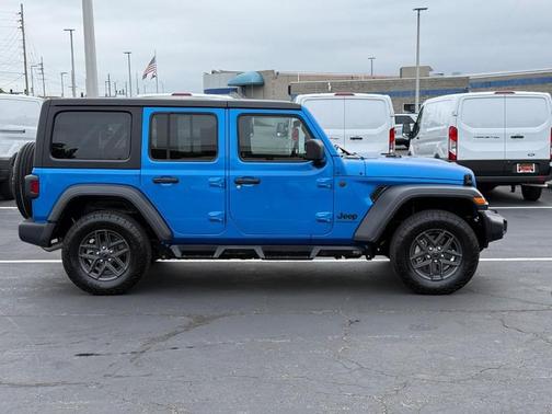 Hydro Blue Pearlcoat 2024 Jeep Wrangler Sport S