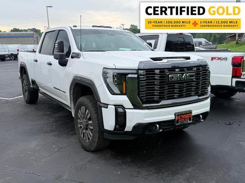 White Frost Tricoat 2024 GMC Sierra 2500 Denali Ultimate