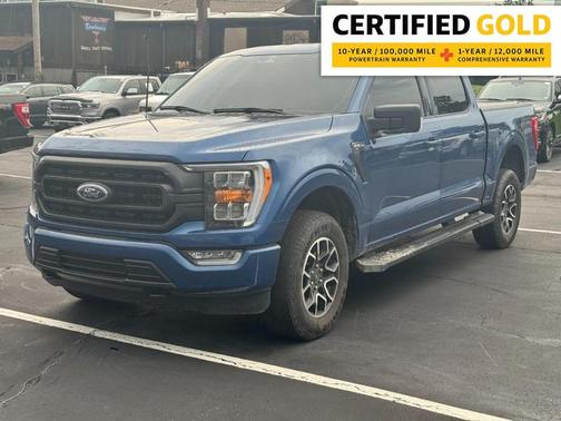 Atlas Blue Metallic 2022 Ford F-150 XLT