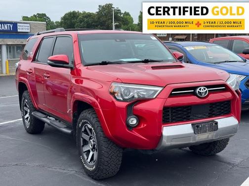 Barcelona Red Metallic 2021 Toyota 4Runner TRD Off Road Premium