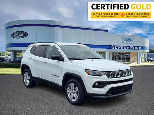 Bright White Clearcoat 2022 Jeep Compass Latitude