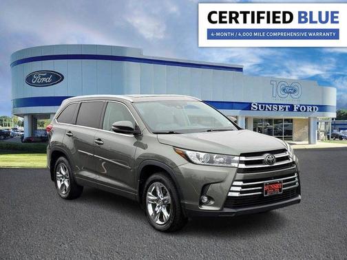 2019 Toyota Highlander Limited Platinum