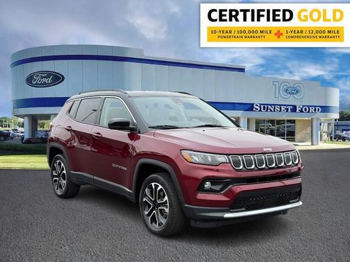 Velvet Red Pearlcoat 2022 Jeep Compass Limited