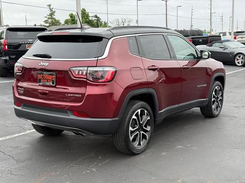 Velvet Red Pearlcoat 2022 Jeep Compass Limited