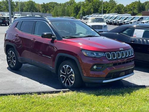 Velvet Red Pearlcoat 2022 Jeep Compass Limited