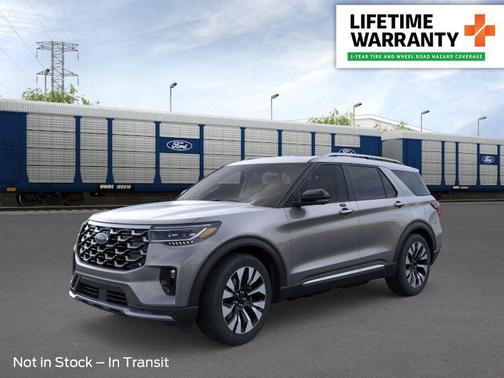 Carbonized Gray Metallic 2026 Ford Explorer Platinum