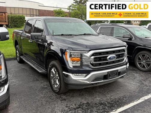 Antimatter Blue Metallic 2022 Ford F-150 XLT