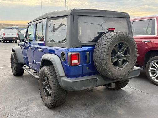 Ocean Blue Metallic Clearcoat 2018 Jeep Wrangler Unlimited Sport