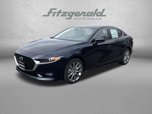 Deep Crystal Blue Mica 2026 Mazda Mazda3 FWD w/Preferred Package