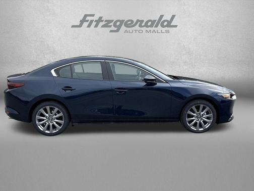 Deep Crystal Blue Mica 2026 Mazda Mazda3 FWD w/Preferred Package