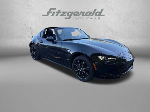 Jet Black Mica 2025 Mazda MX-5 Miata RF Grand Touring