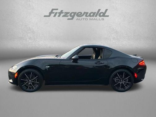 Jet Black Mica 2025 Mazda MX-5 Miata RF Grand Touring