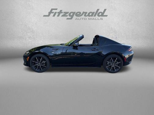 Jet Black Mica 2025 Mazda MX-5 Miata RF Grand Touring