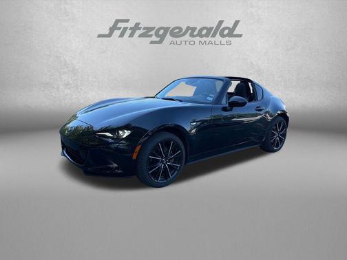 Jet Black Mica 2025 Mazda MX-5 Miata RF Grand Touring