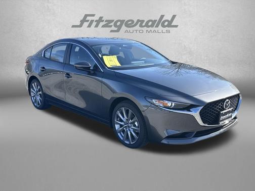 Machine Gray Metallic 2026 Mazda Mazda3 FWD w/Preferred Package